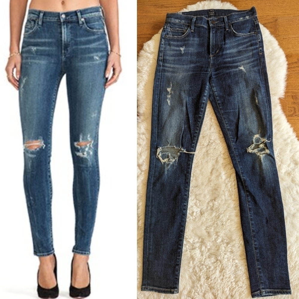 Citizens of humanity rocket high rise skinny jeans denim 26